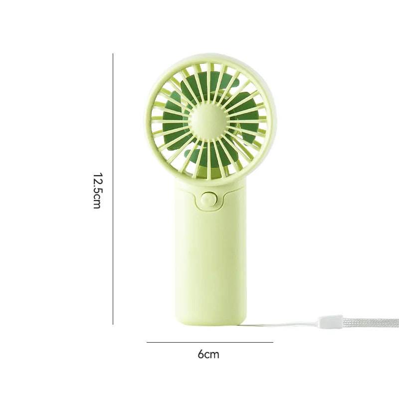 Portable Fan Convenient Creative Small Fan Pocket Hand-held Fan Lightweight AA Battery Handheld Mini Fan Air Coolers
