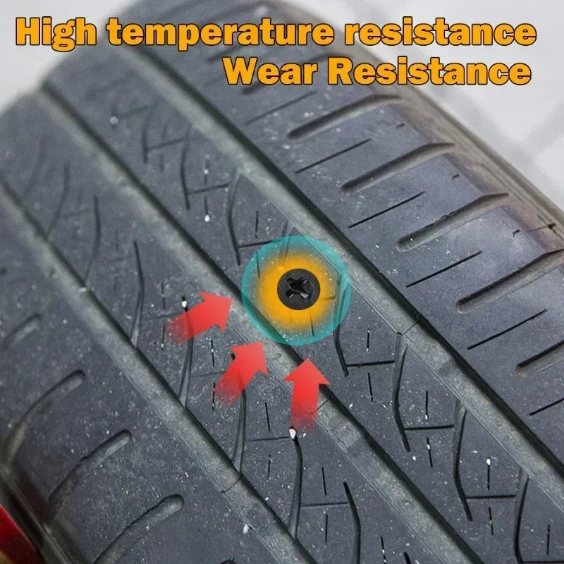 10/20/30Pcs Car Tyre Repair Rubber Nails Set Universal Cars Motorcycle Patch Nails Truck Bicycle Scooter Puncture Repair Tools