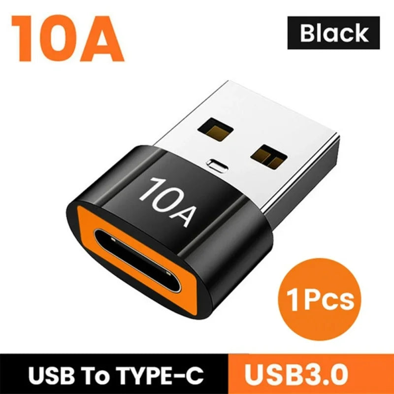 Small USB A to USB C Charging Adapters USB to USB C Adapter, Easy Connecting for Cameras and Headphones Accessory