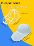Hat Washer Cage Hats Cleaner, Hat Washer for Baseball Caps for Washing Machine or Dishwasher, Hat Cleaner for Baseball Cap