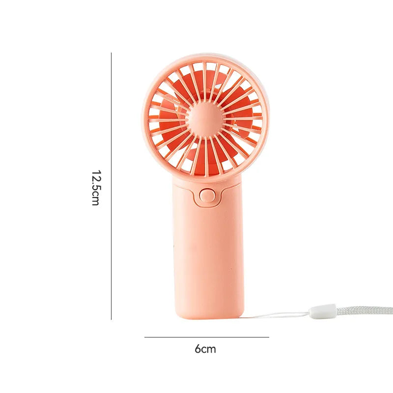 Portable Fan Convenient Creative Small Fan Pocket Hand-held Fan Lightweight AA Battery Handheld Mini Fan Air Coolers