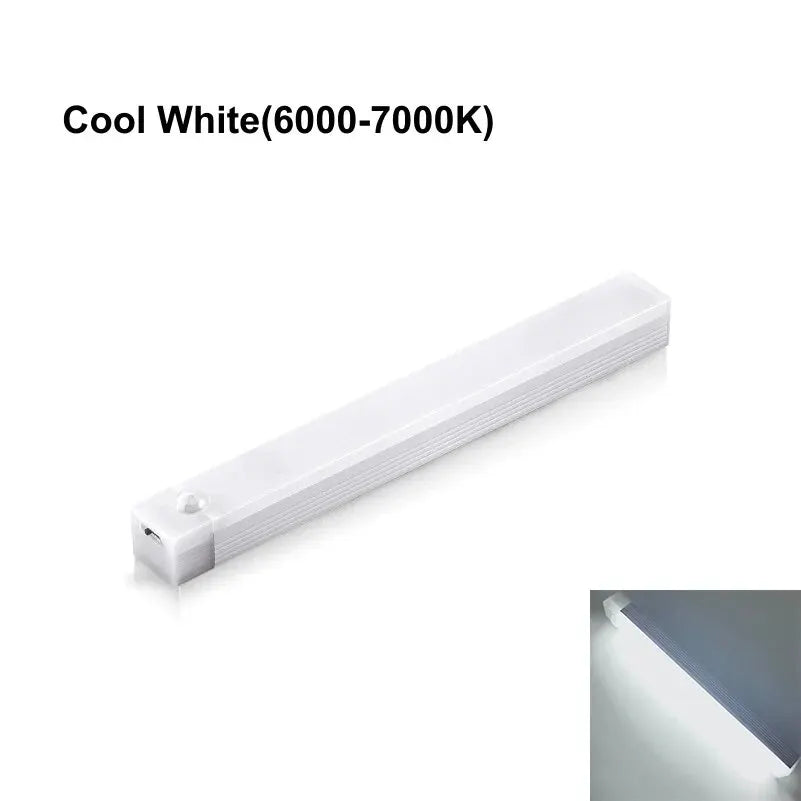Motion Sensor Lamp Night Light Wireless LED USB Type C Rechargeable Lamp for Kitchen Cabinet Bedroom Wardrobe Staircase Lighting