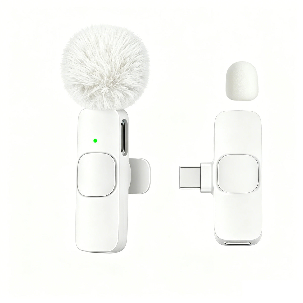 Type-C Port Professional Wireless Lavalier Microphone for Smartphones, Computers, Tablets, Plug and Play