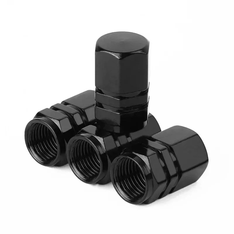 Tire Valve Stem Caps Decorative Tires Accessories Aluminum Alloy Nipple Wheel Caps For Cars Motorcycles Bicycle Cover Dustproof