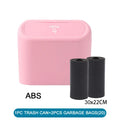 Car Trash Can (with Lid) Contains 60 (300) Garbage Bags, Small Car Trash Can, Leak-proof Mini Car Accessories